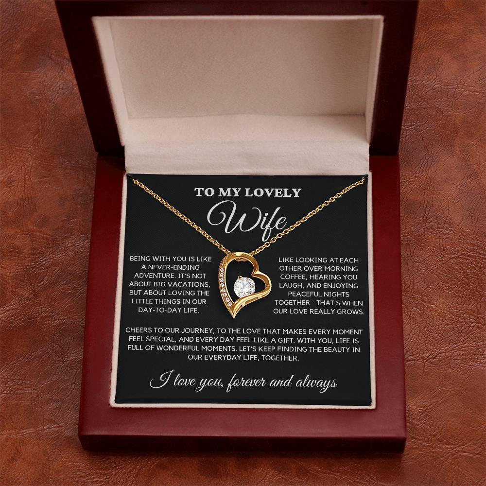 To My Lovely Wife - Cheers to Our Journey