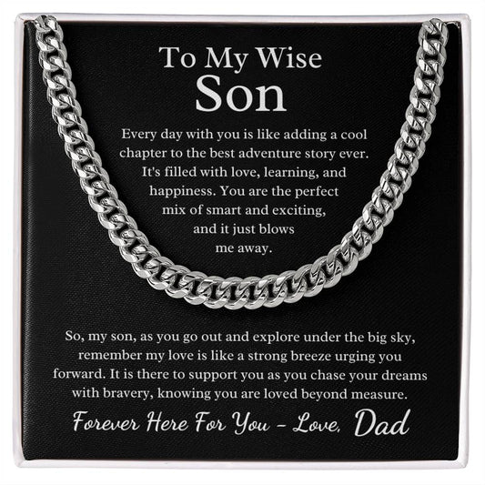 To My Wise Son - Chase Your Dreams with Bravery
