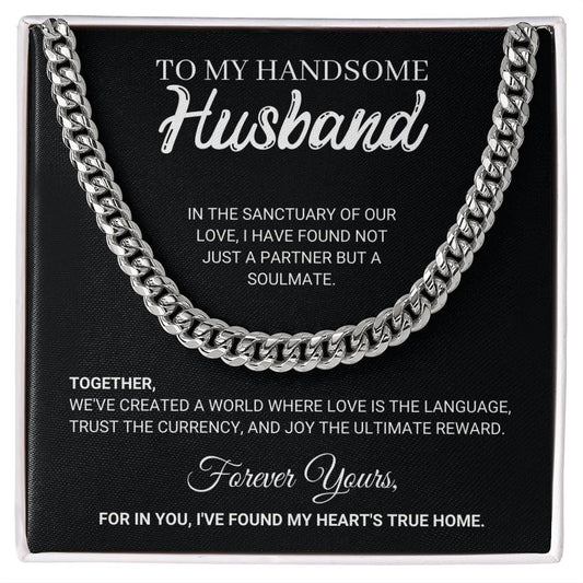 To My Handsome Husband - I've Found My Heart's True Home