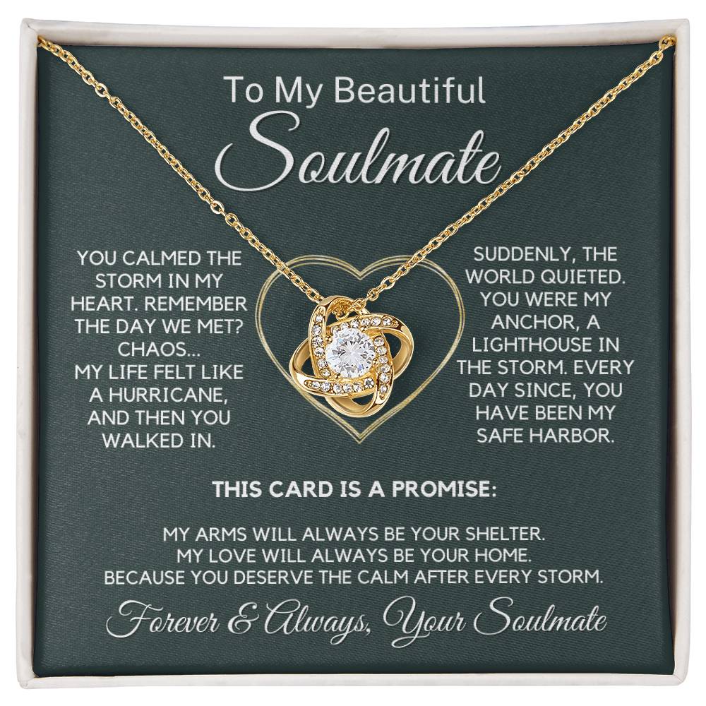 To My Beautiful Soulmate - You Calmed the Storm in My Heart
