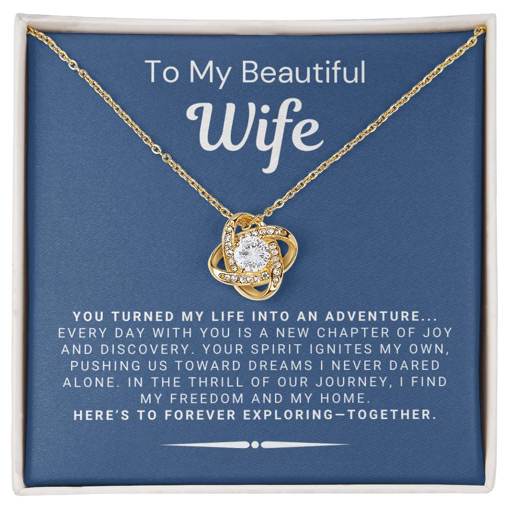 To My Beautiful Wife - You Turned My Life Into an Adventure