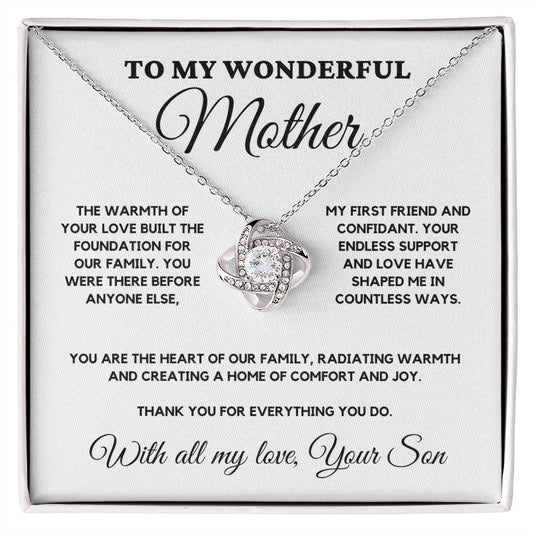 To My Wonderful Mother - You Are The Heart of Our Family