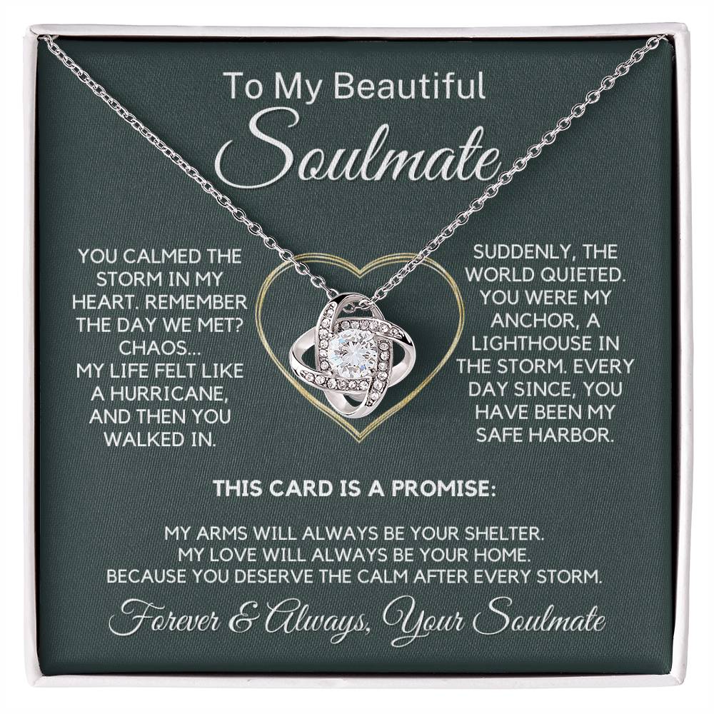 To My Beautiful Soulmate - You Calmed the Storm in My Heart