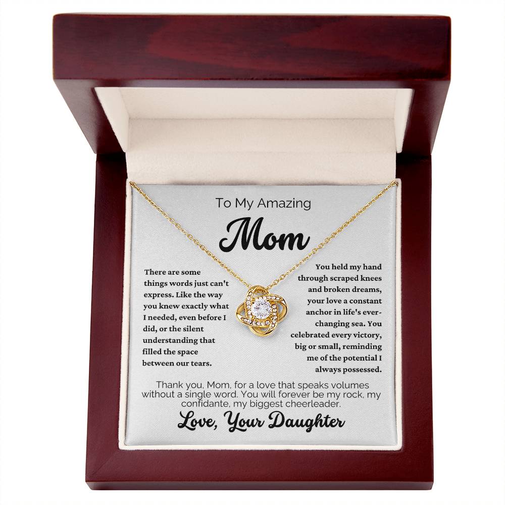 To My Amazing Mom - You Will Forever Be My Rock