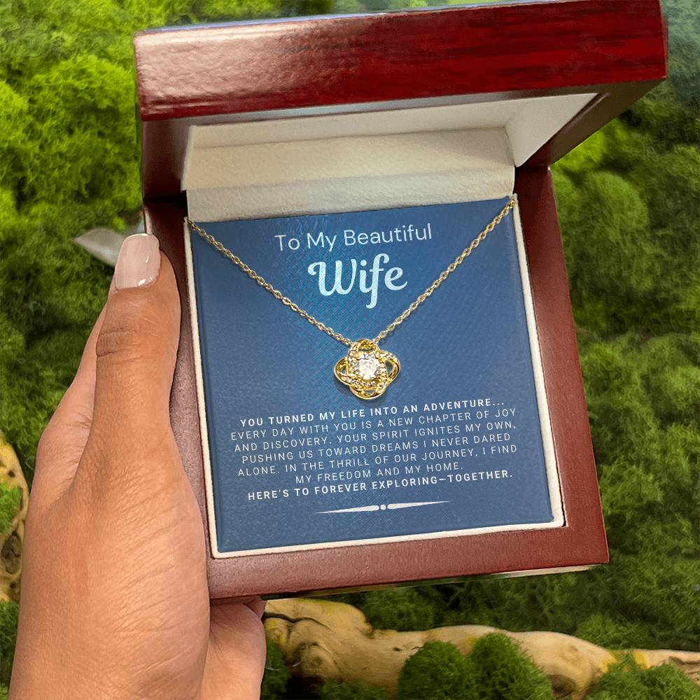 To My Beautiful Wife - You Turned My Life Into an Adventure