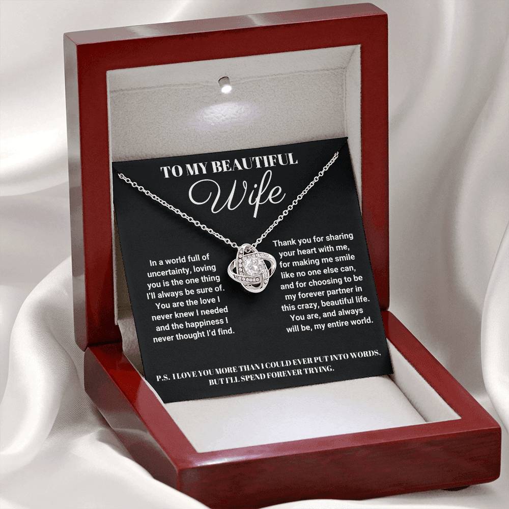 To My Beautiful Wife - I'll Spend Forever Trying