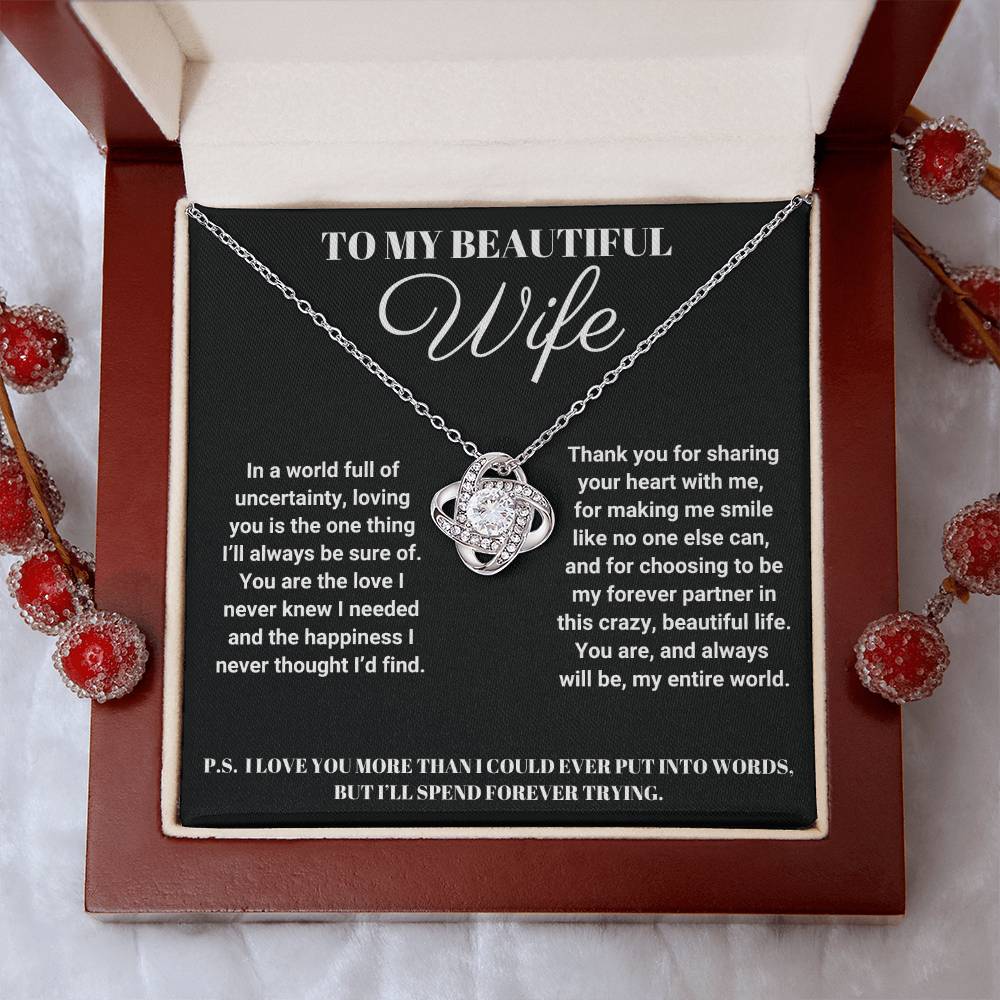 To My Beautiful Wife - I'll Spend Forever Trying