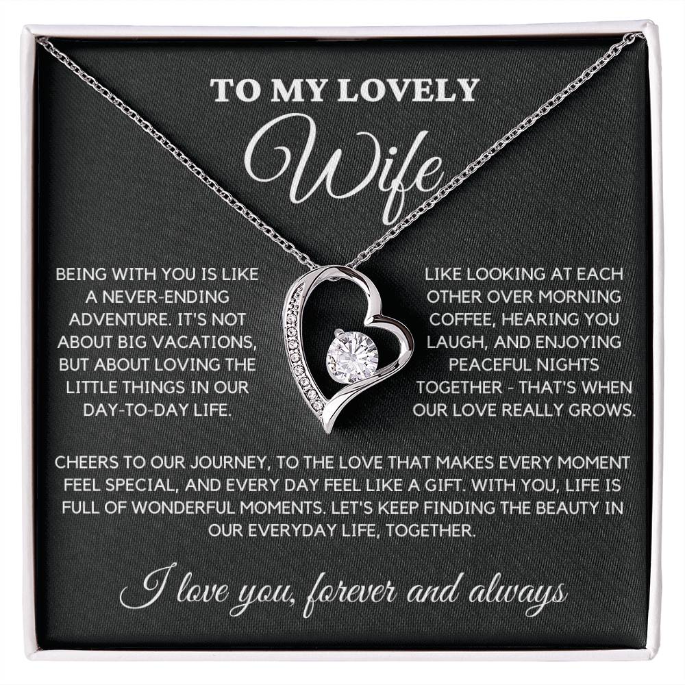 To My Lovely Wife - Cheers to Our Journey