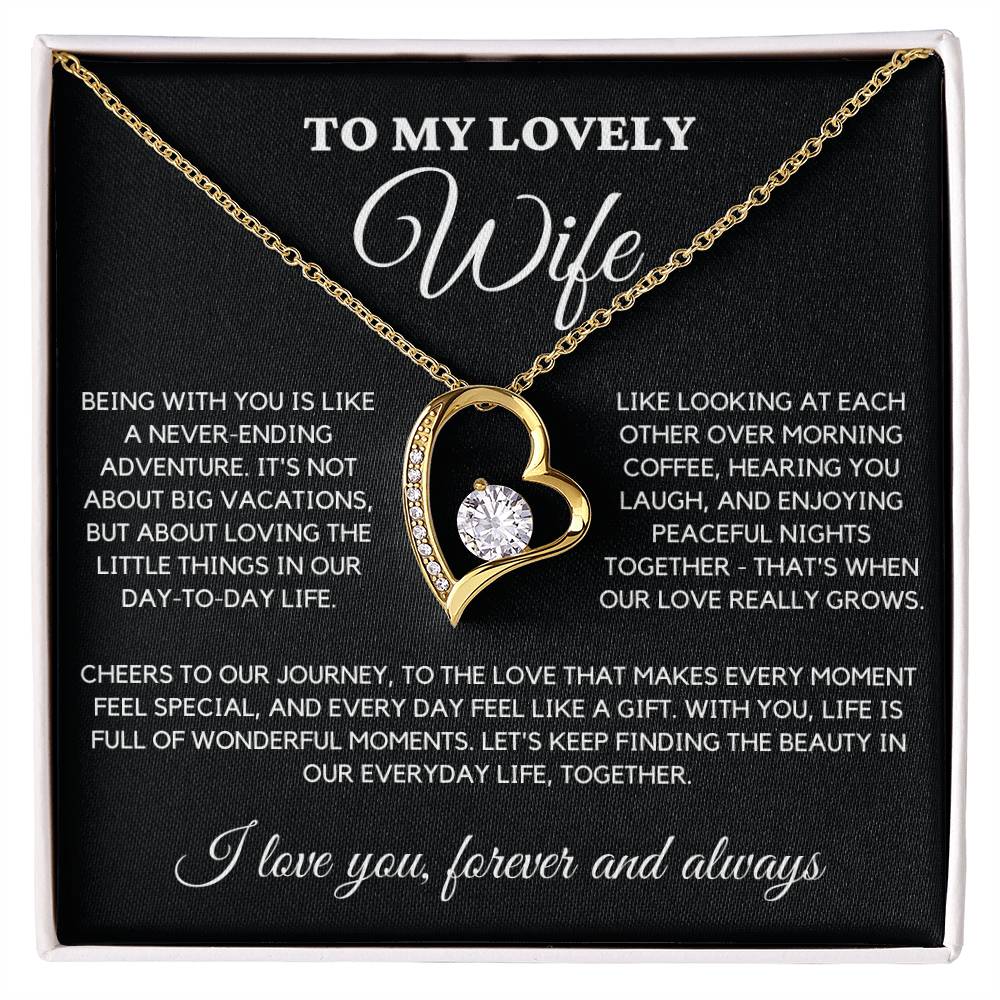 To My Lovely Wife - Cheers to Our Journey