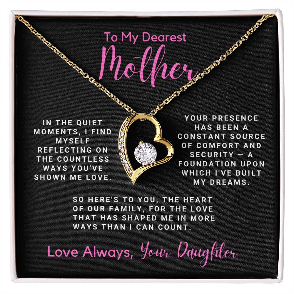To My Dearest Mother - A Foundation for My Dreams