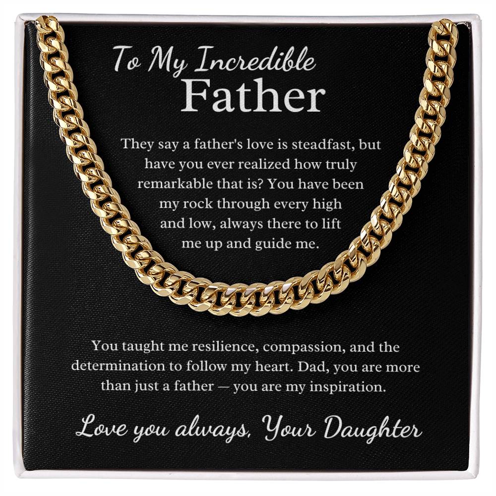 To My Incredible Father - You Have Been My Rock