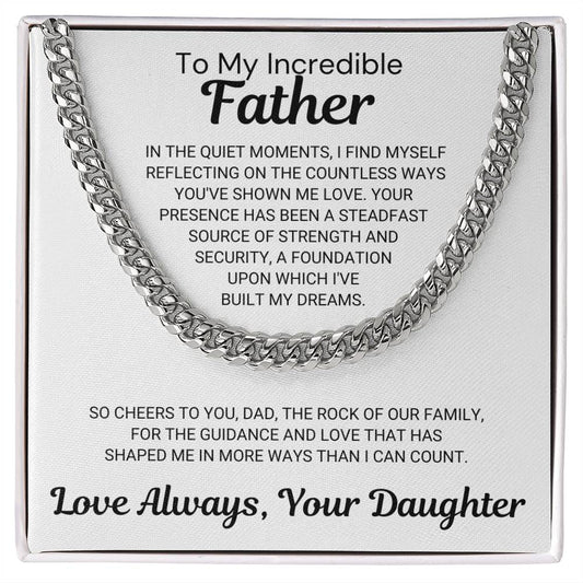 To My Incredible Father - A Steadfast Source of Strength