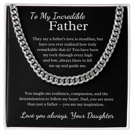 To My Incredible Father - You Have Been My Rock