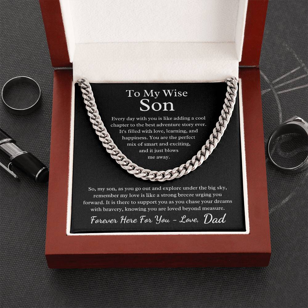 To My Wise Son - Chase Your Dreams with Bravery