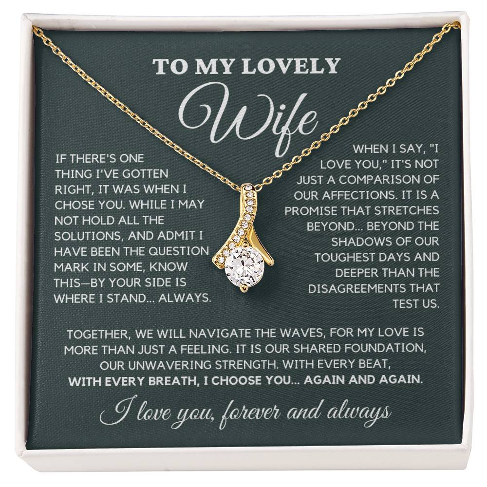 To My Lovely Wife - If There's One Thing I've Gotten RIght