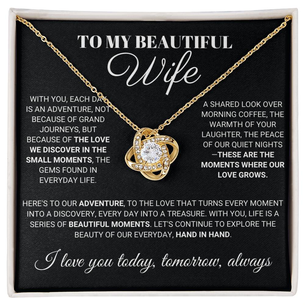 To My Beautiful Wife - Each Day is an Adventure