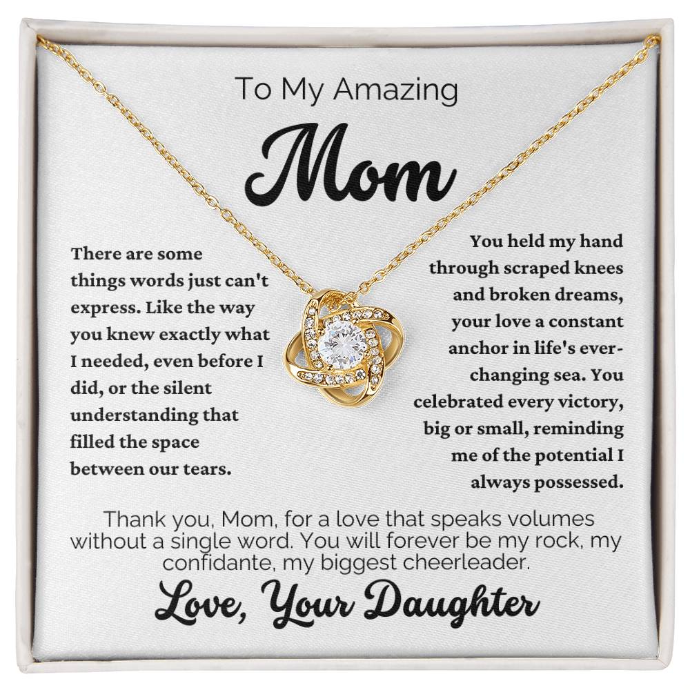 To My Amazing Mom - You Will Forever Be My Rock