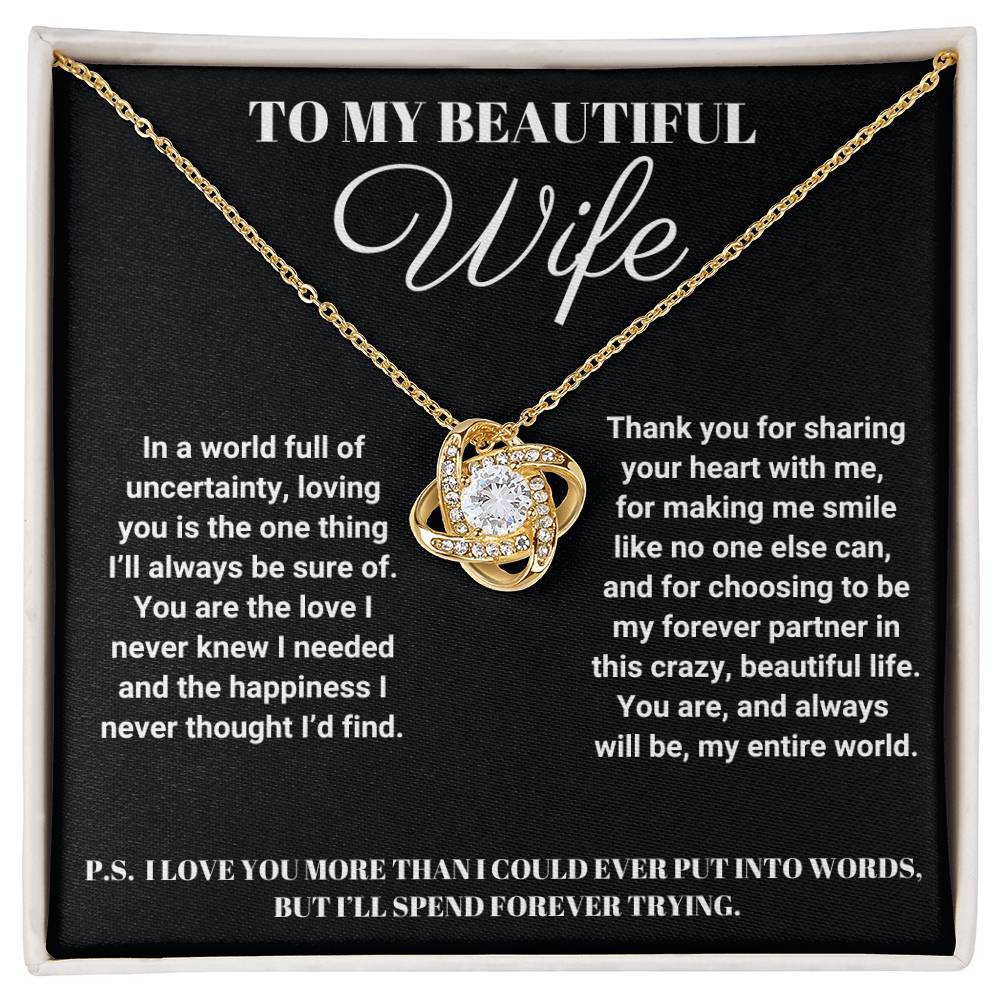 To My Beautiful Wife - I'll Spend Forever Trying