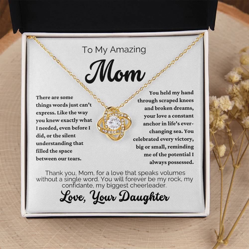 To My Amazing Mom - You Will Forever Be My Rock