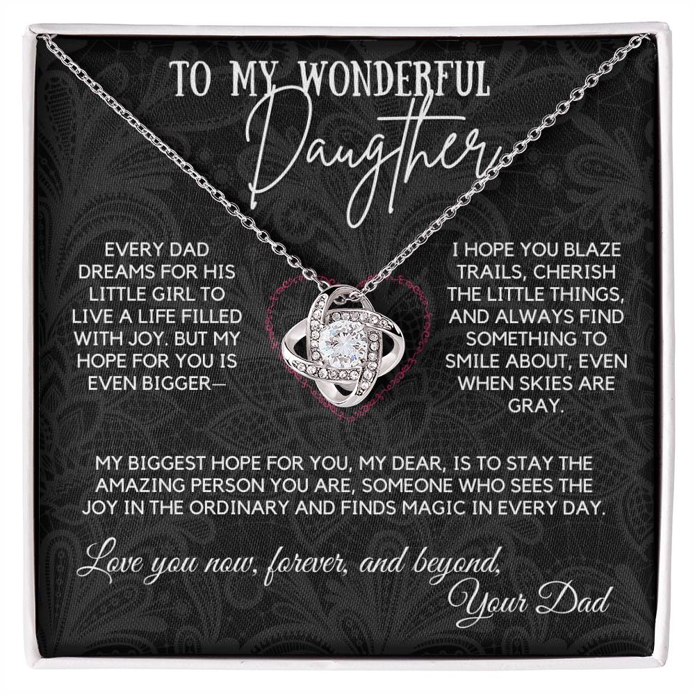 To My Wonderful Daughter - I Hope You Blaze Trails