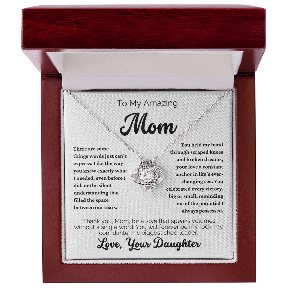 To My Amazing Mom - You Will Forever Be My Rock