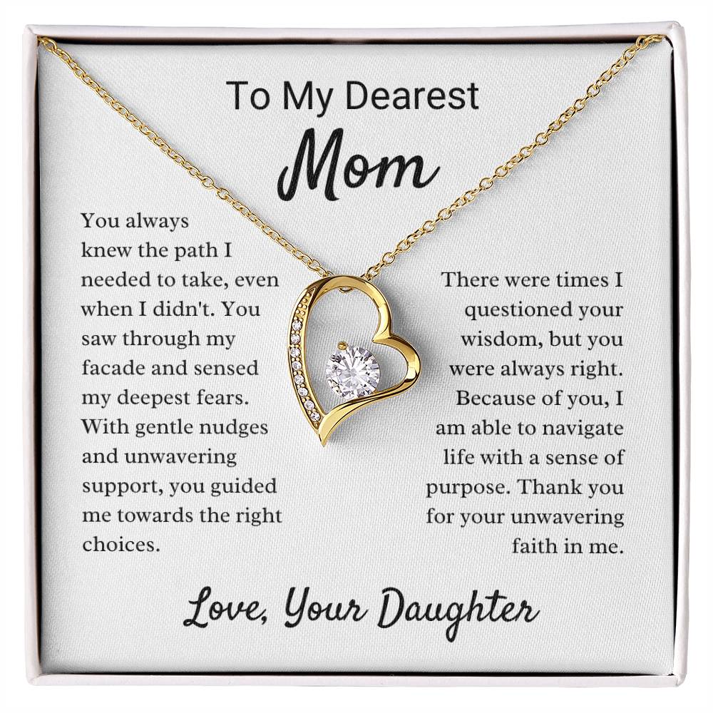 To My Dearest Mom - Your Unwavering Faith