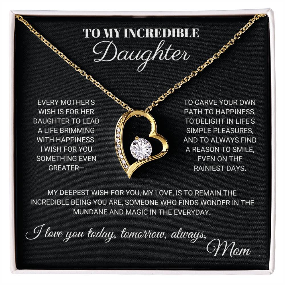 To My Incredible Daughter - Carve Your Own Path to Happiness
